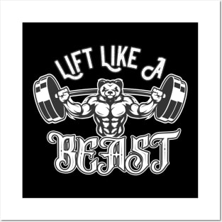 Lift Like A Beast Posters and Art